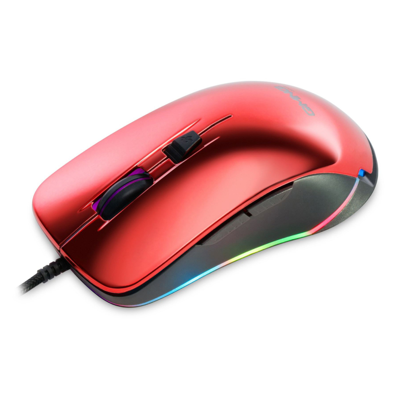 Мышь игровая проводная Oklick 850GM красно-черная 002