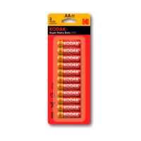 Батарейка солевая АА Kodak Super Heavy Duty LR6 11 шт блистер 001