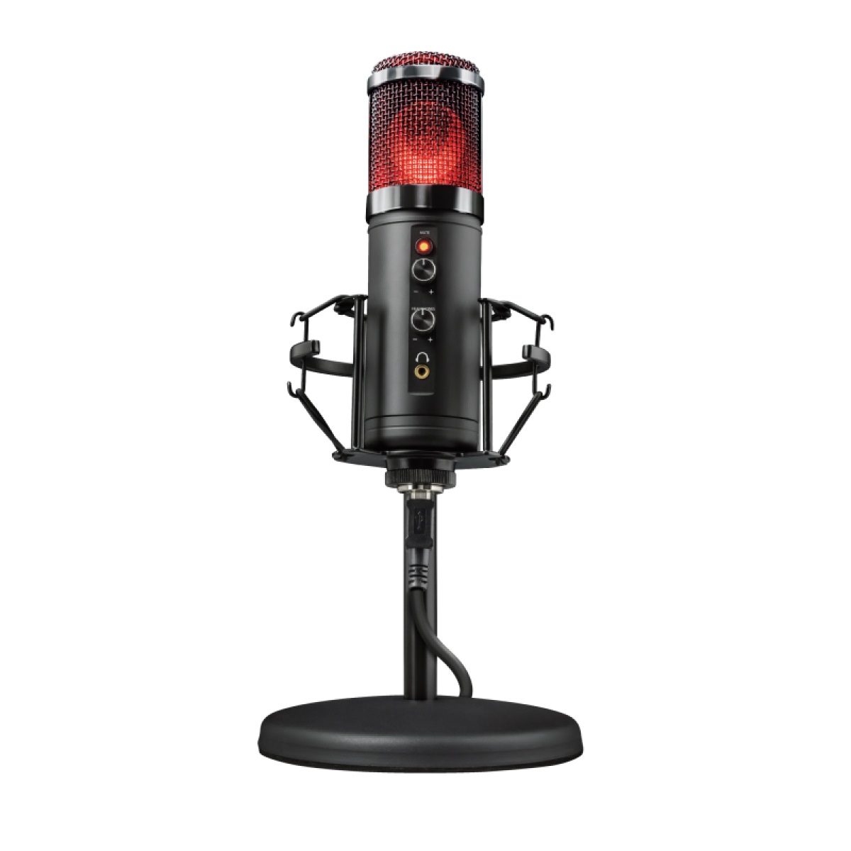 Мультимедийный микрофон Trust GXT-256 Exxo черный 2