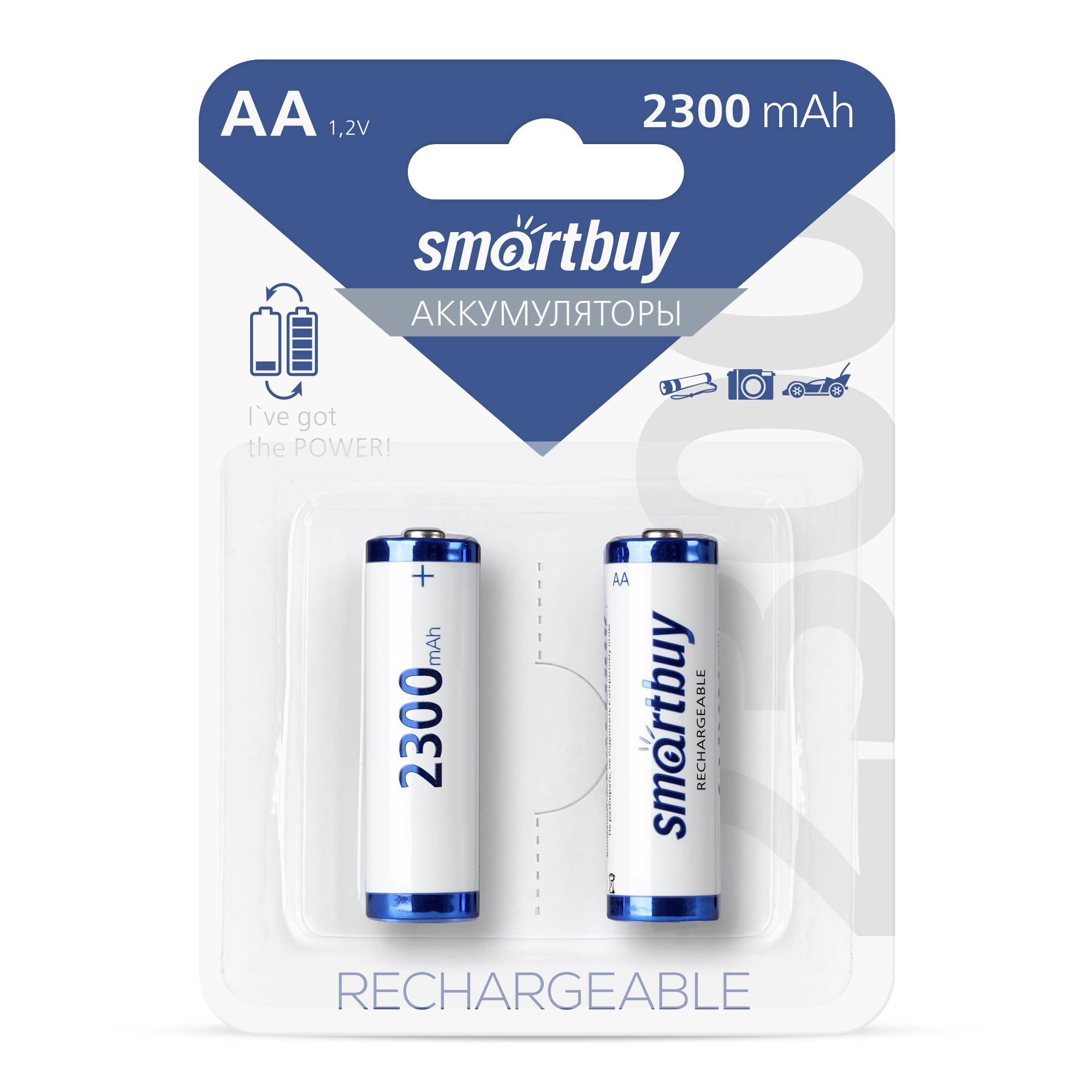 Аккумулятор SmartBuy NiMh AA_2BL 2300mAh 2 шт_2