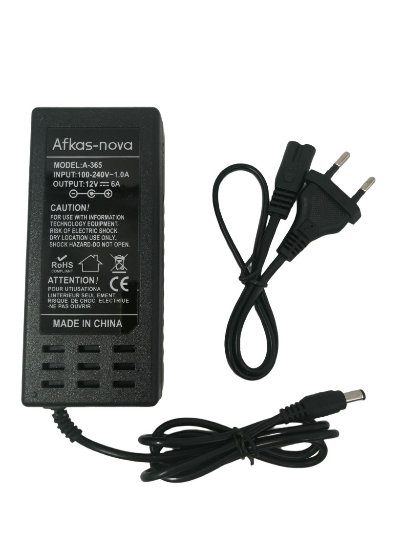 СЗУ для ноутбуков универсальное Afkas-nova A-365 12V 6A 2_2
