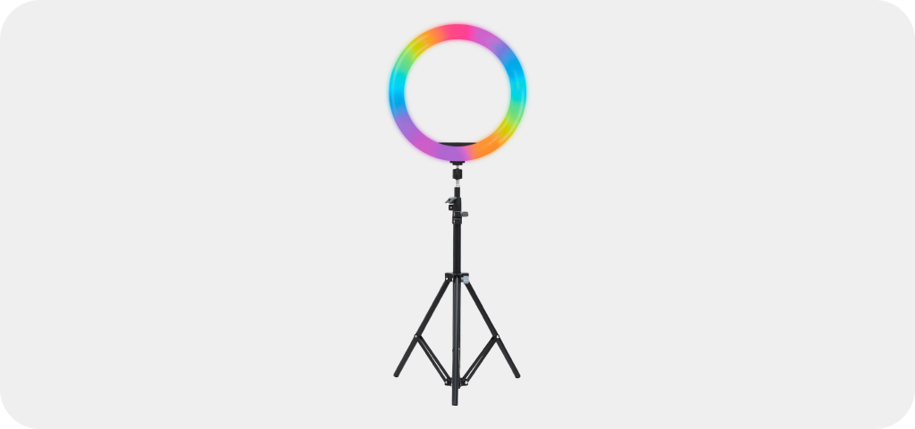 RGB селфи лампа