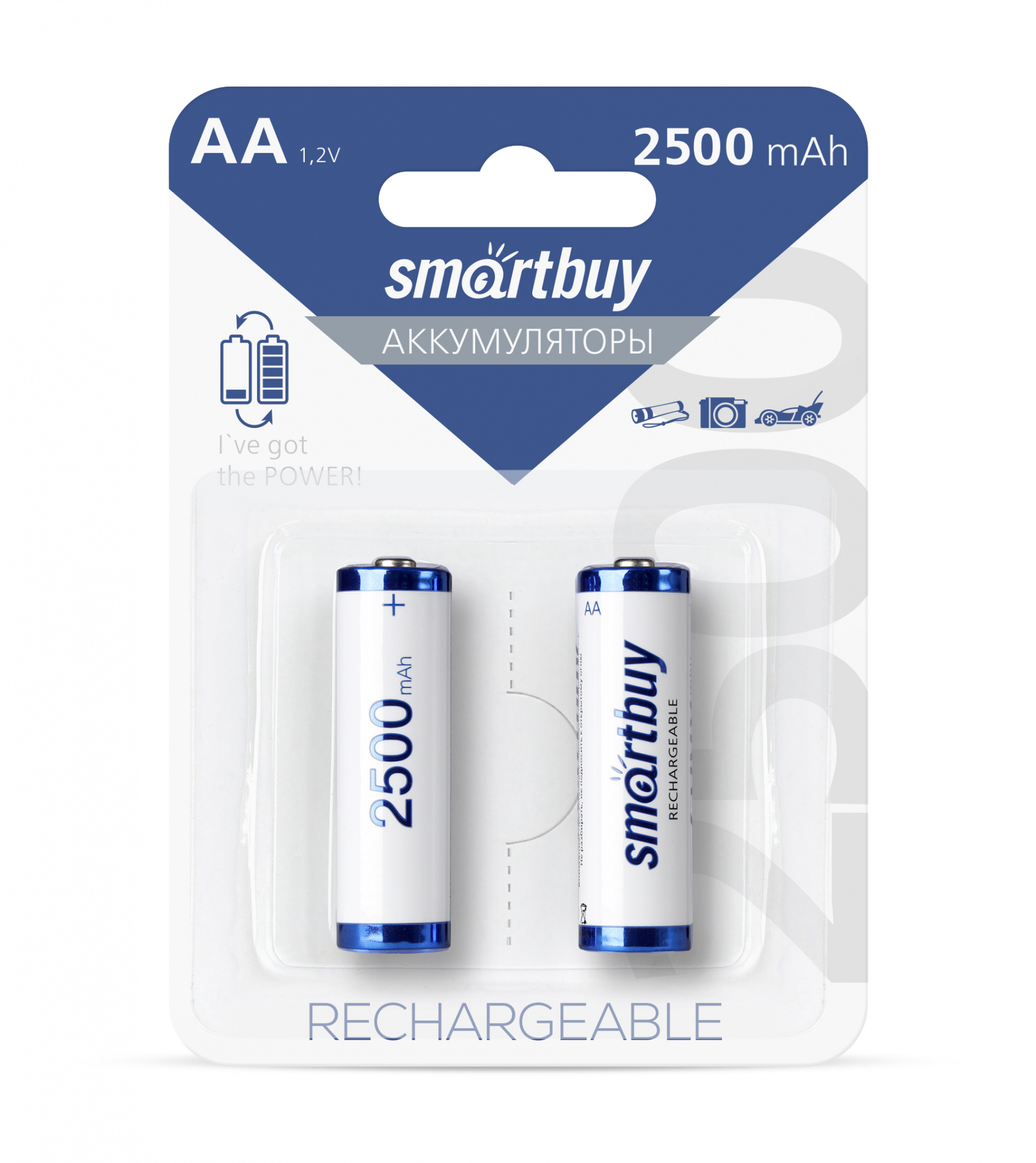 Аккумулятор SmartBuy NiMh AA_2BL 2500mAh 2 шт_2